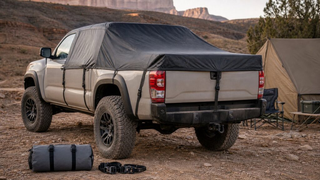 truck covers shopping setup for off-road and travel setups with practical vehicle-focused details