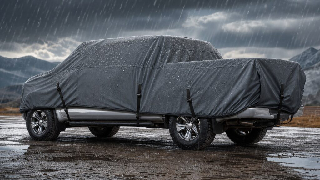 truck covers shopping setup for weather and road protection with practical vehicle-focused details