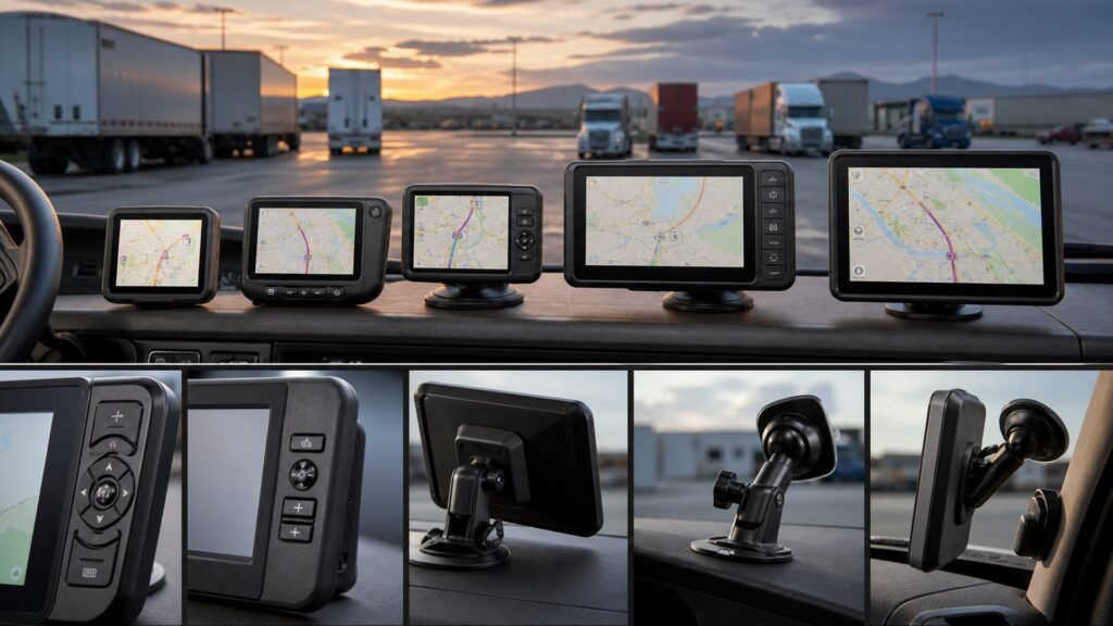 truck gps units shopping setup for gps navigation devices feature comparisons with practical vehicle-focused details