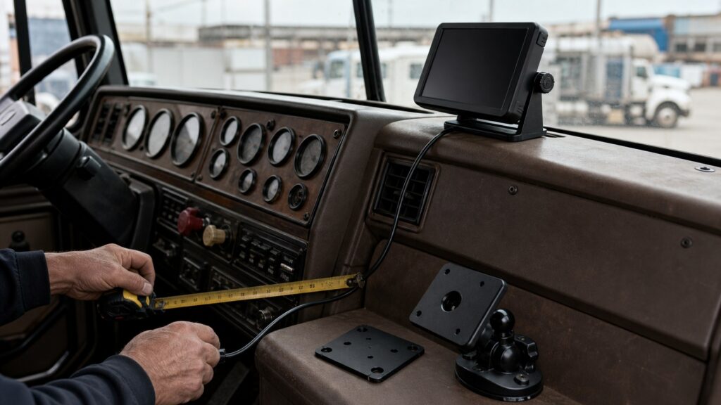 truck gps units shopping setup for in-dash upgrade planning with practical vehicle-focused details