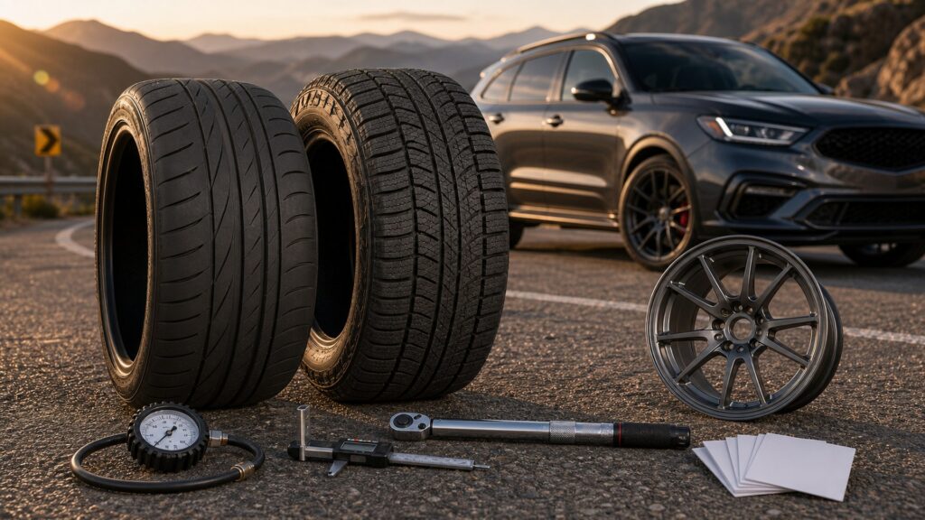 truck & suv tires shopping setup for performance handling goals with practical vehicle-focused details