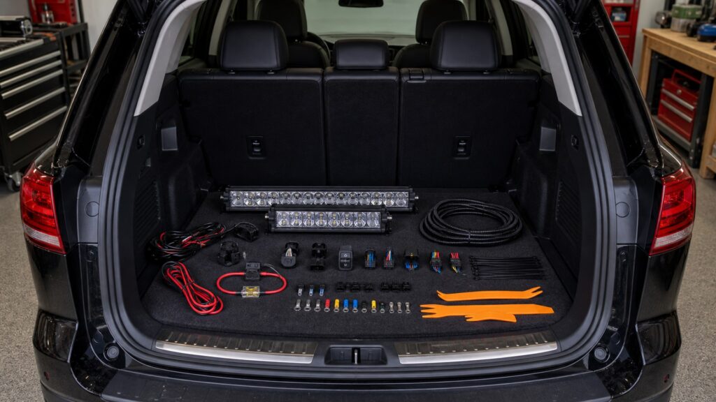 trunk lighting kits shopping setup for wiring and mounting planning with practical vehicle-focused details