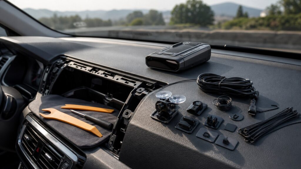 valentine radar detectors shopping setup for in-dash upgrade planning with practical vehicle-focused details
