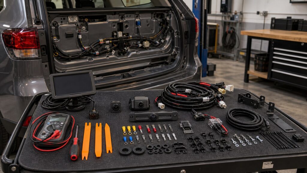 vehicle camera systems shopping setup for wiring and mounting planning with practical vehicle-focused details