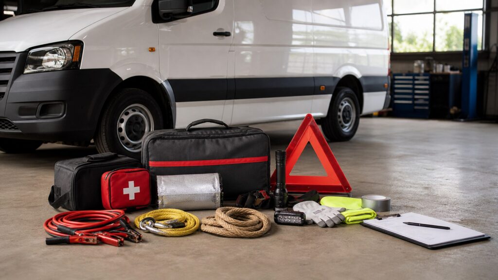 vehicle survival kits shopping setup for commercial vehicle readiness with practical vehicle-focused details