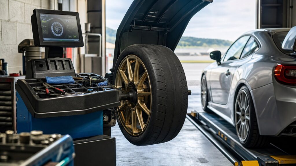wheel balancing tools shopping setup for performance handling goals with practical vehicle-focused details
