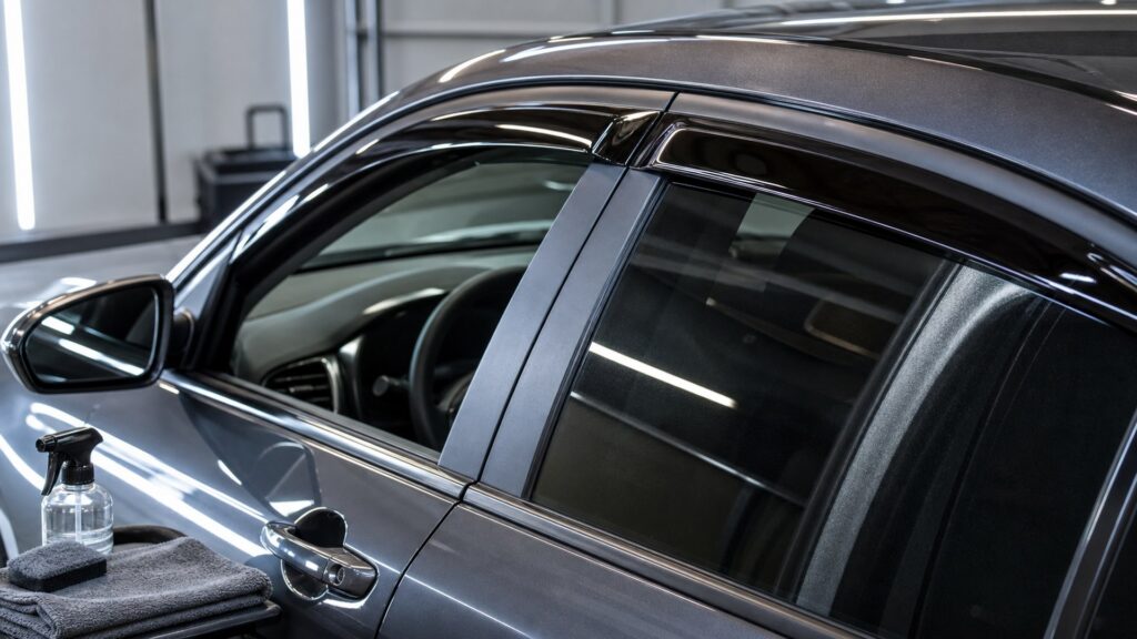 window deflectors shopping setup for paint and body protection with practical vehicle-focused details