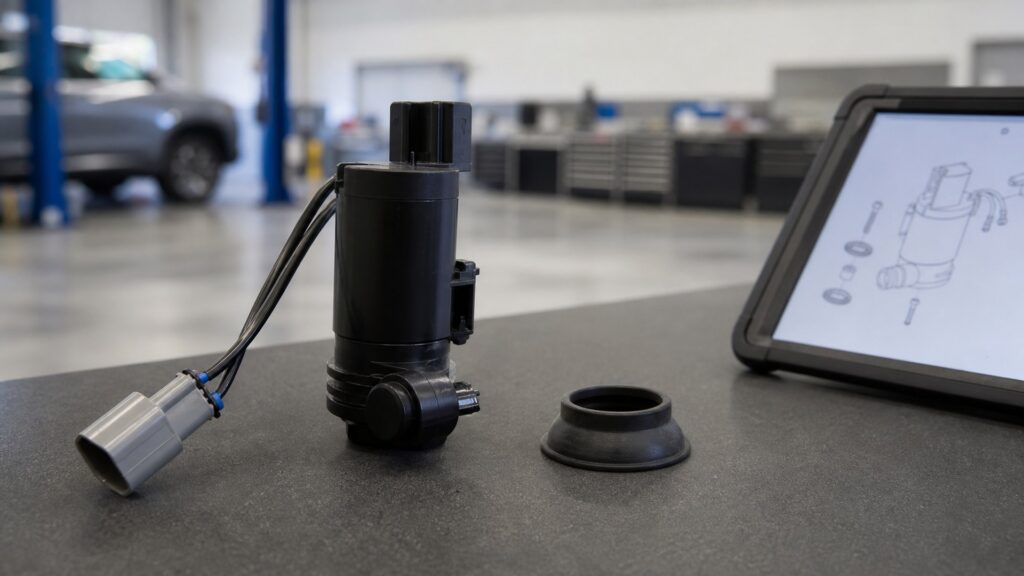windshield washer pumps shopping setup for oem replacement planning with practical vehicle-focused details