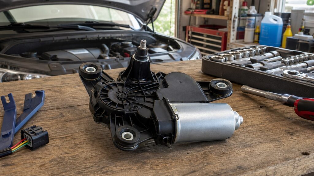 wiper motors shopping setup for home garage repair projects with practical vehicle-focused details