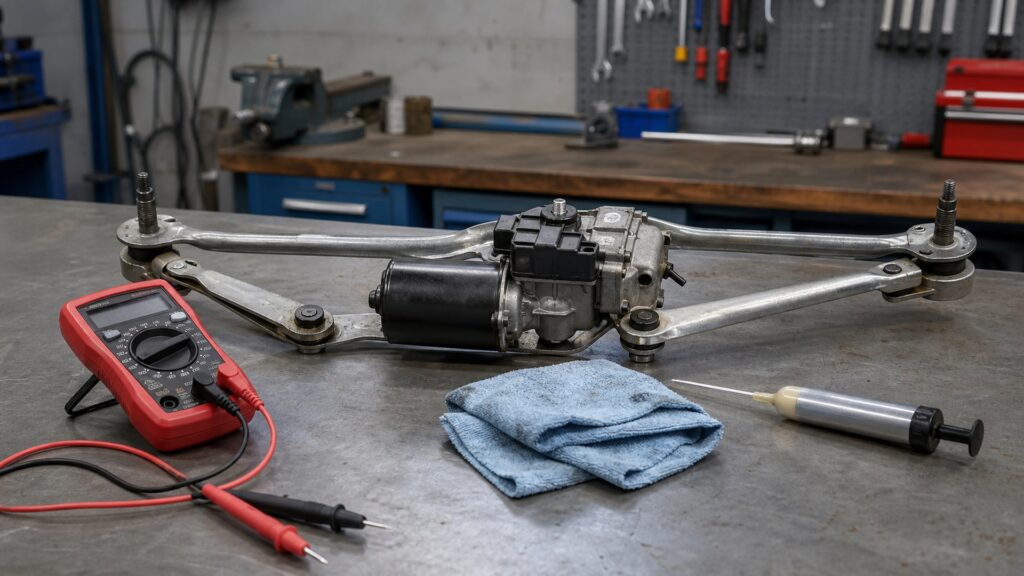 wiper motors shopping setup for windshield components preventive maintenance with practical vehicle-focused details