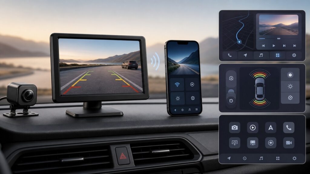 wireless carplay displays shopping setup for screen, sensor, and app integration with practical vehicle-focused details