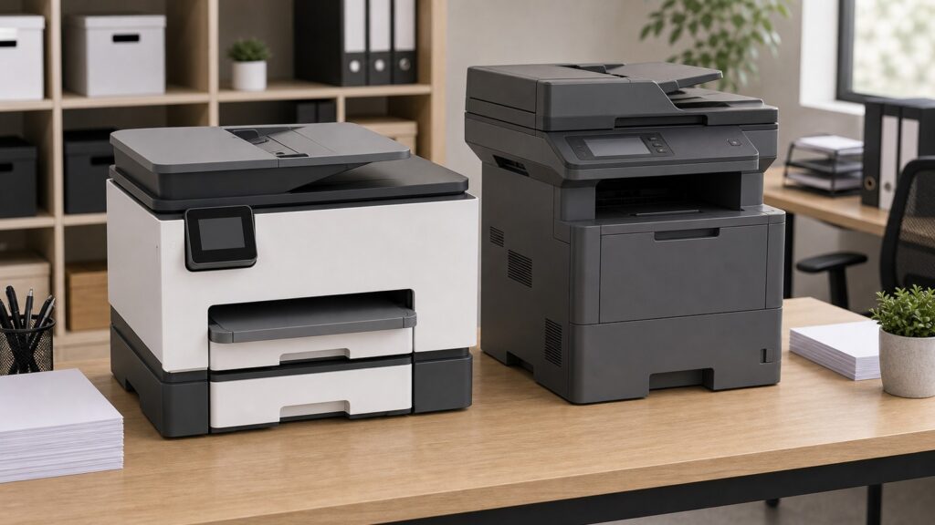 HP OfficeJet Pro 9135e vs Brother MFC-L8905CDW business comparison image