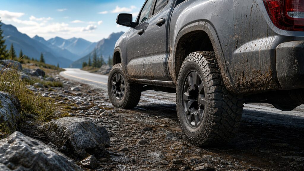 hybrid terrain tires shopping setup for off-road terrain needs with practical vehicle-focused details