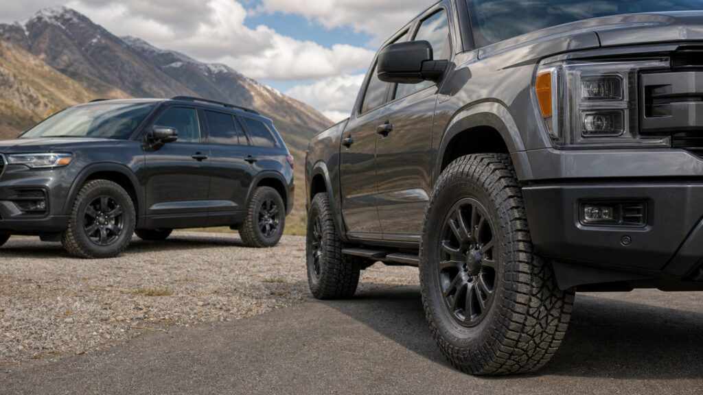 hybrid terrain tires shopping setup for truck and suv setups with practical vehicle-focused details