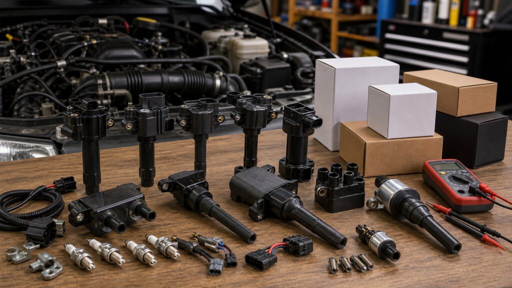 ignition coils shopping setup for aftermarket part selection with practical vehicle-focused details