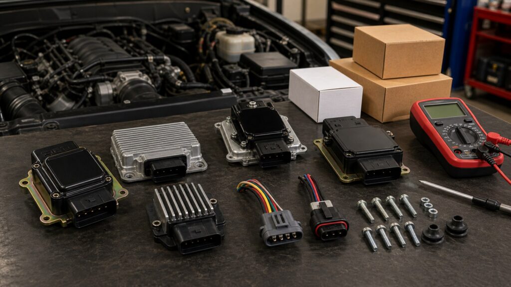 ignition modules shopping setup for aftermarket part selection with practical vehicle-focused details