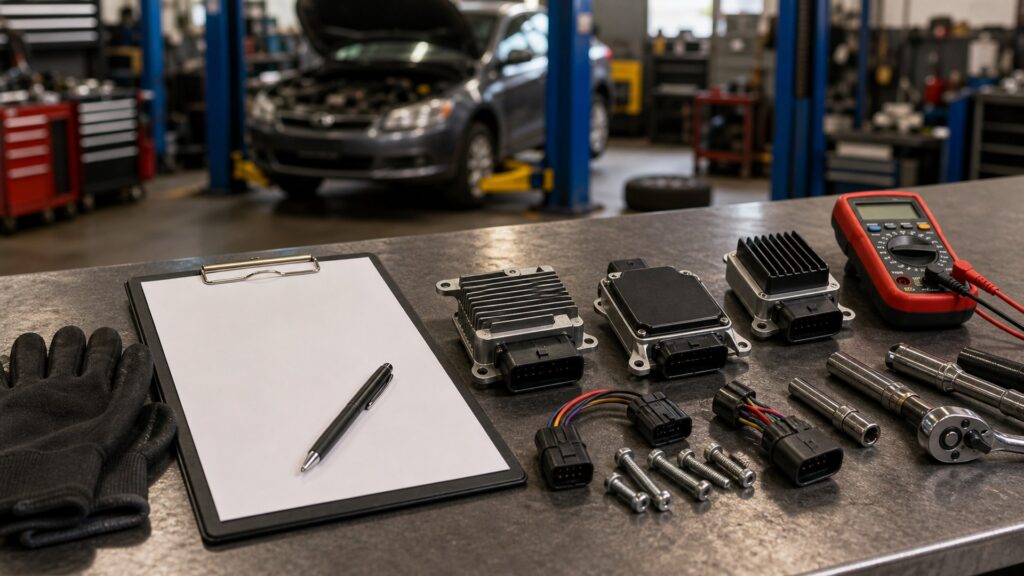 ignition modules shopping setup for repair shop estimate reviews with practical vehicle-focused details