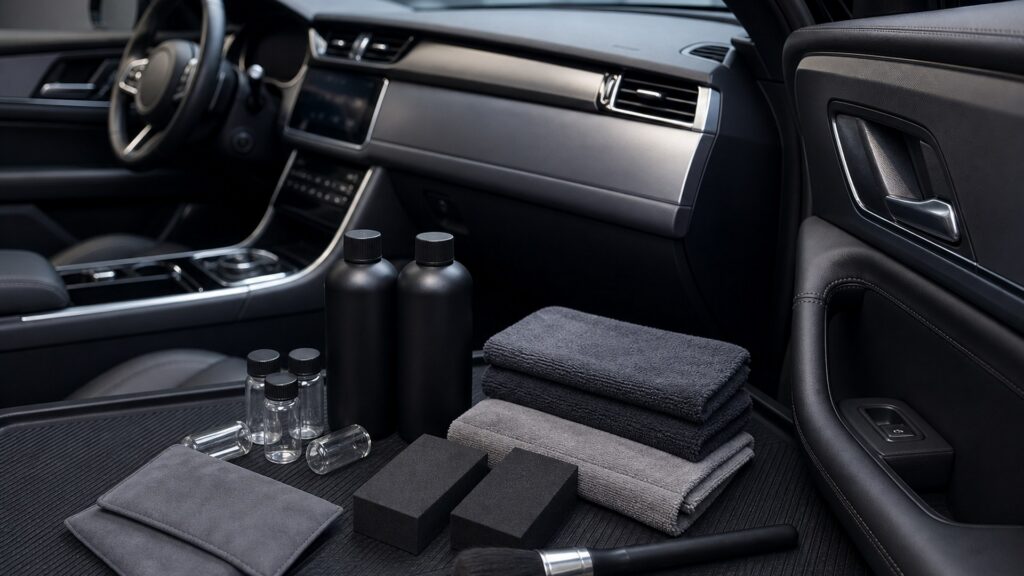 interior protectants shopping setup for ceramic protection planning with practical vehicle-focused details