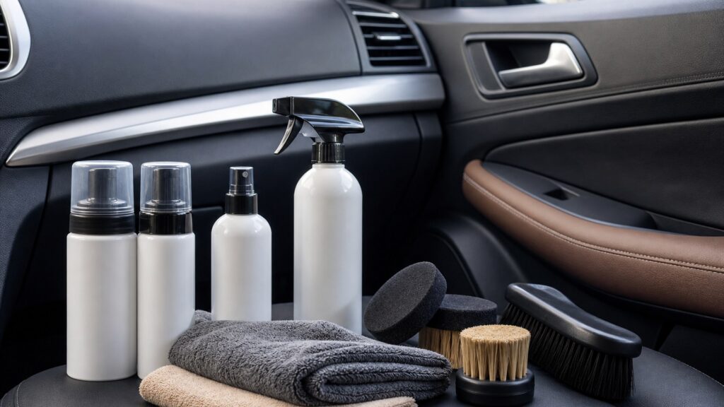 interior protectants shopping setup for overall selection with practical vehicle-focused details