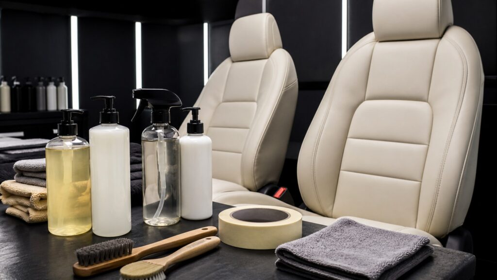 leather cleaners shopping setup for ceramic protection planning with practical vehicle-focused details