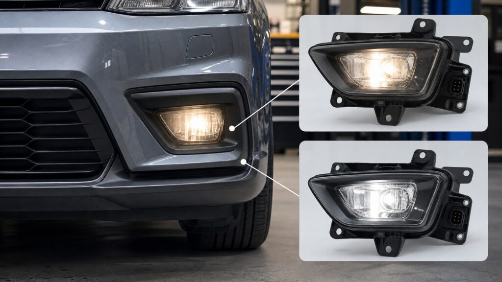 led fog lights shopping setup for oem replacement decisions with practical vehicle-focused details