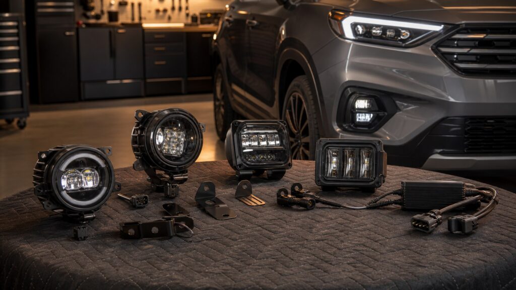 led fog lights shopping setup for overall selection with practical vehicle-focused details