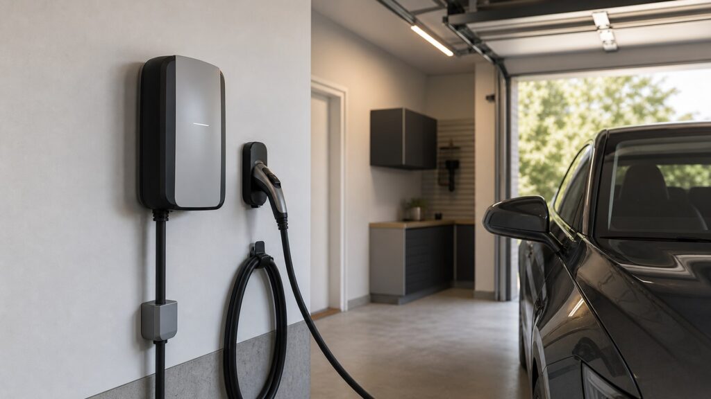 level 2 ev chargers shopping setup for home charging setup with practical vehicle-focused details