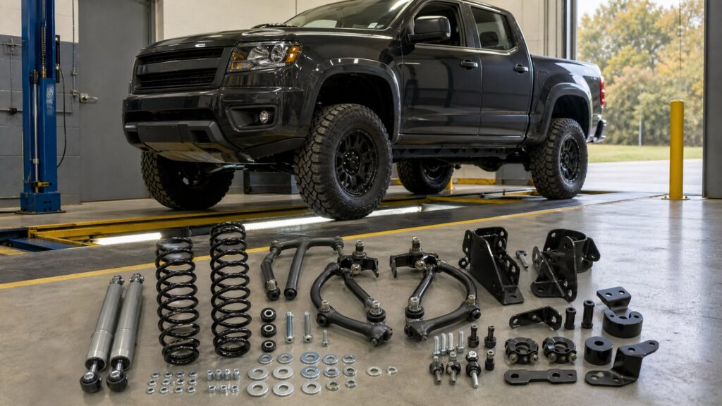 lift kits shopping setup for emissions and inspection planning with practical vehicle-focused details