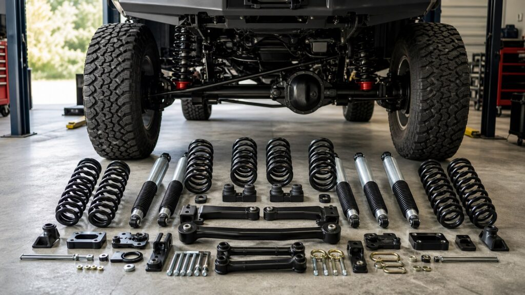 lift kits shopping setup for engine and drivetrain goals with practical vehicle-focused details