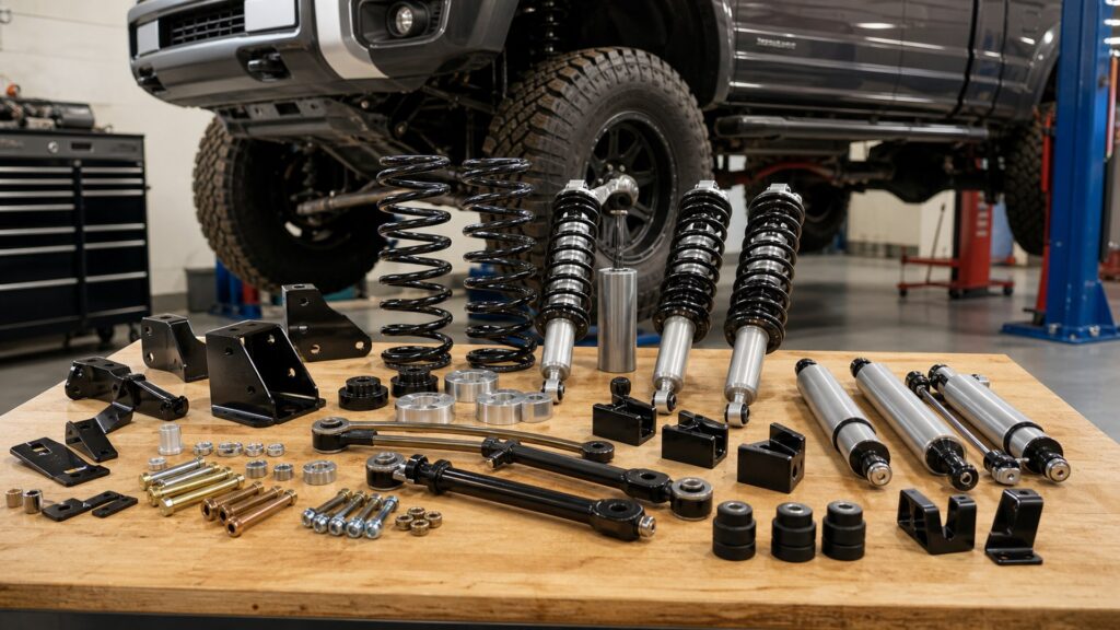 lift kits shopping setup for overall selection with practical vehicle-focused details