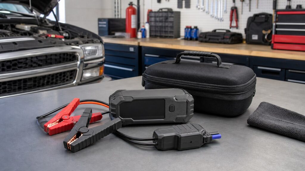 lithium jump starters shopping setup for overall selection with practical vehicle-focused details