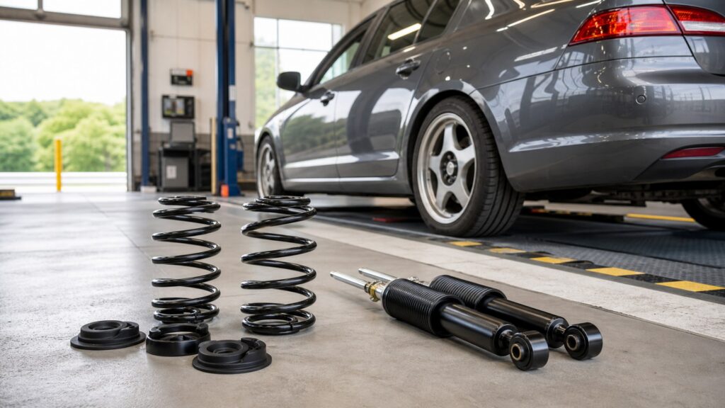 lowering springs shopping setup for emissions and inspection planning with practical vehicle-focused details