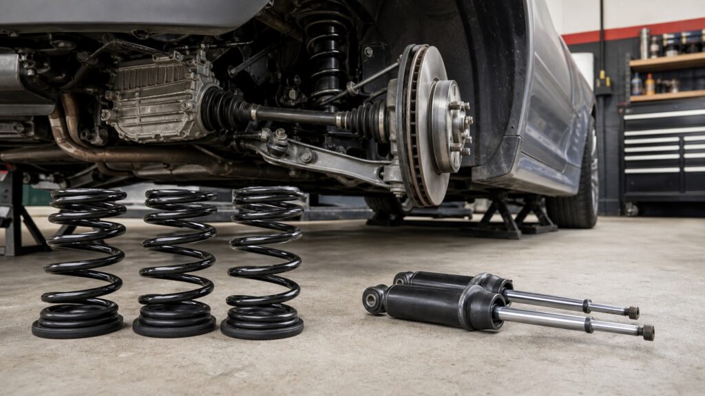 lowering springs shopping setup for engine and drivetrain goals with practical vehicle-focused details