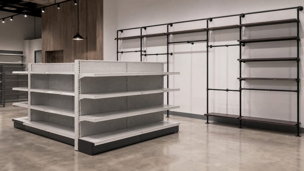 Lozier Gondola Shelving vs Econoco Pipeline Wall Unit business comparison image