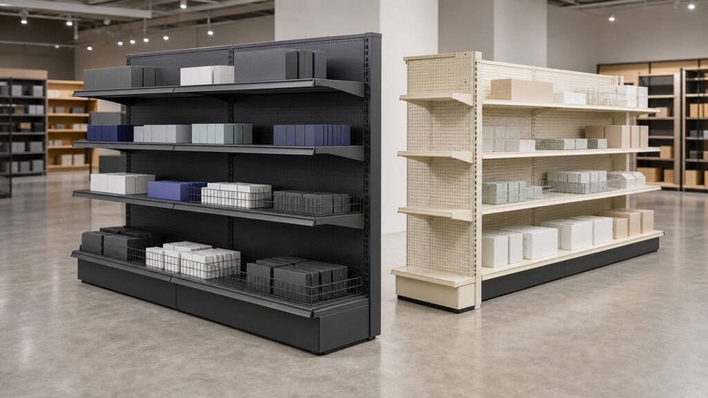 Lozier Gondola Shelving vs Streater Gondola Shelving business comparison image