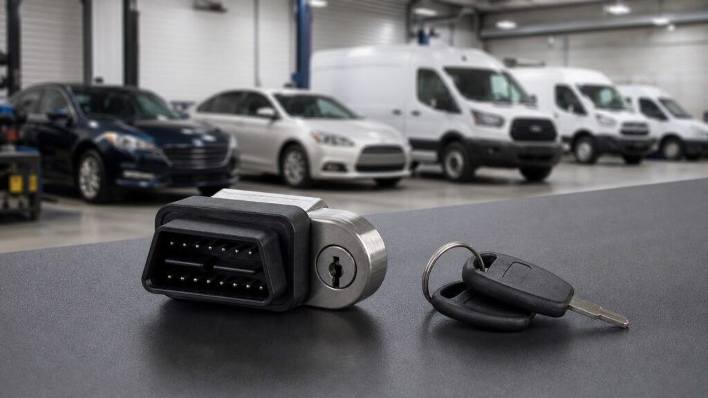 obd port locks shopping setup for fleet and commuter vehicles with practical vehicle-focused details