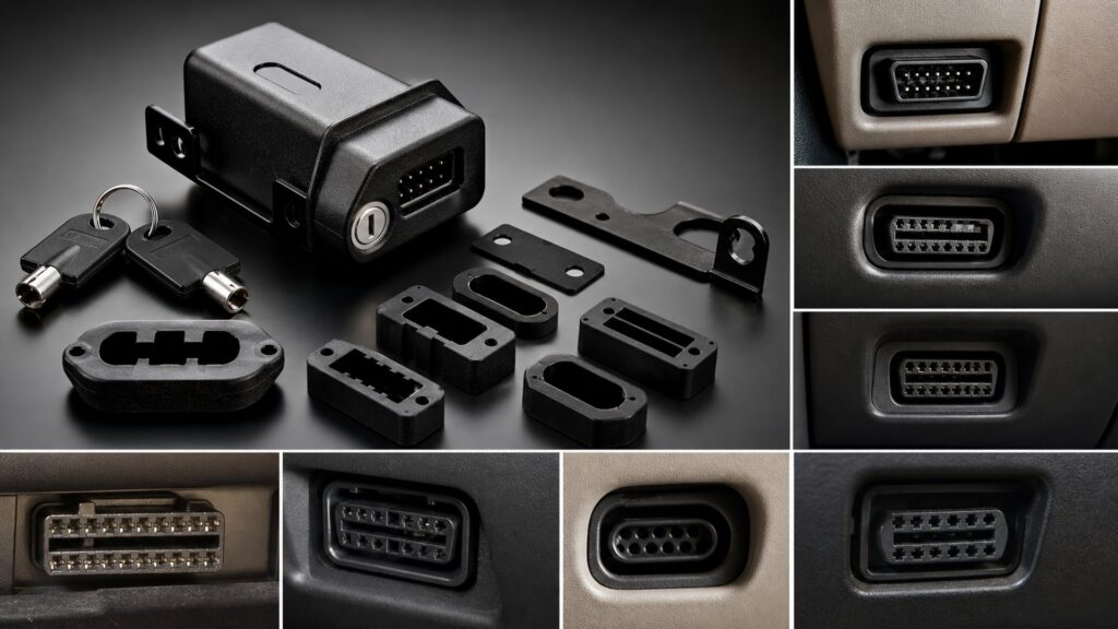 obd port locks shopping setup for vehicle compatibility checks with practical vehicle-focused details