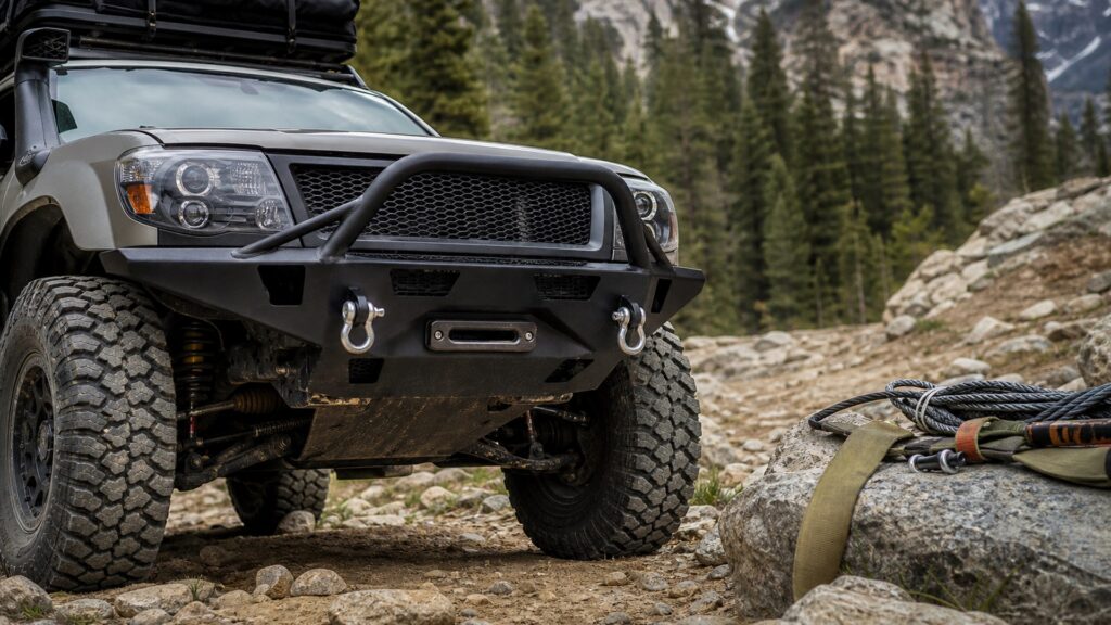 off-road bumpers shopping setup for trail recovery planning with practical vehicle-focused details