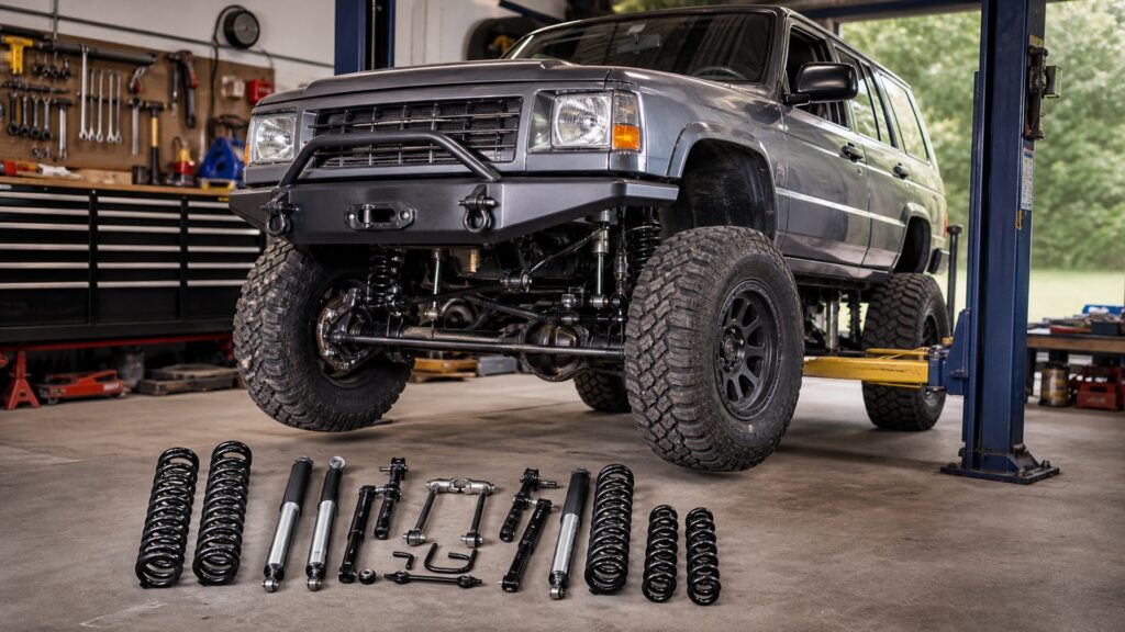 off-road lift kits shopping setup for jeep and truck builds with practical vehicle-focused details