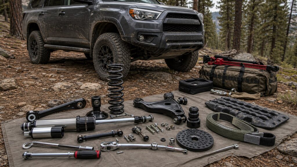 off-road suspension shopping setup for trail recovery planning with practical vehicle-focused details