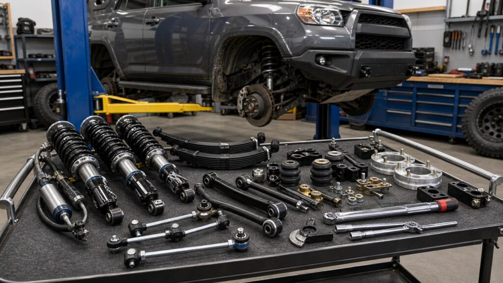 off-road suspension shopping setup for overall selection with practical vehicle-focused details