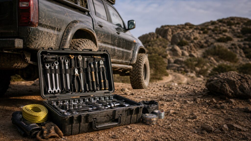 off-road tool kits shopping setup for off-road accessories durability needs with practical vehicle-focused details