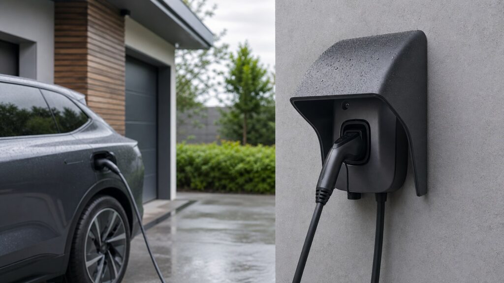 outdoor charging covers shopping setup for home charging setup with practical vehicle-focused details