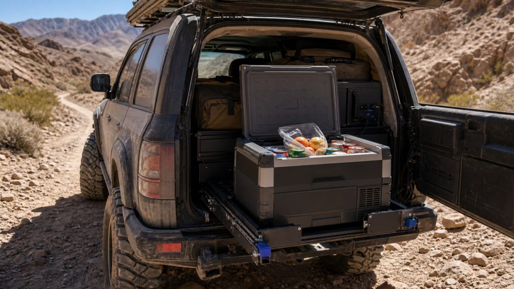 overlanding fridges shopping setup for overlanding gear durability needs with practical vehicle-focused details