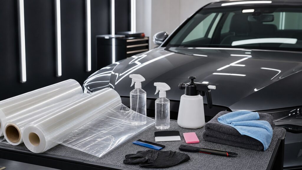 paint protection film kits shopping setup for ceramic protection planning with practical vehicle-focused details