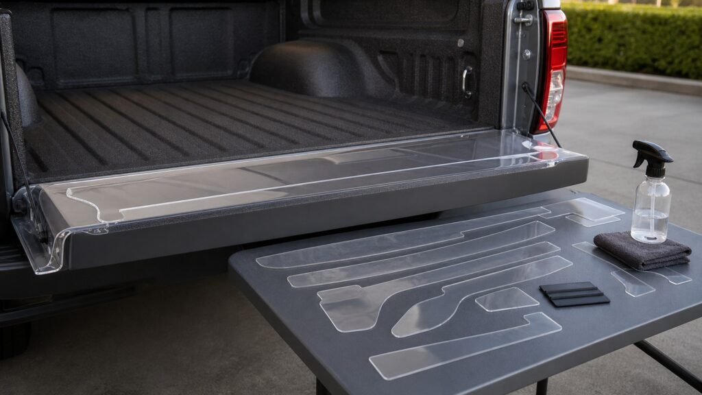 paint protection kits shopping setup for cargo and storage expansion with practical vehicle-focused details