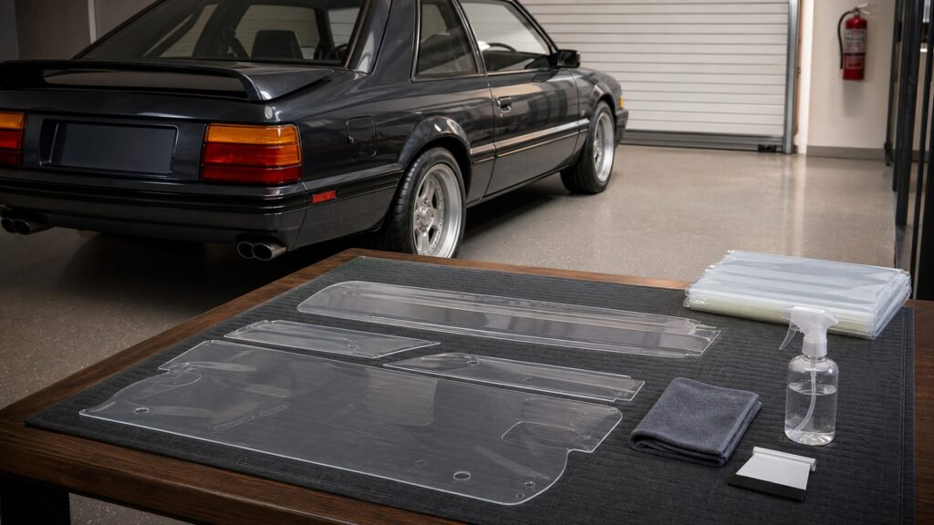 paint protection kits shopping setup for seasonal vehicle storage with practical vehicle-focused details
