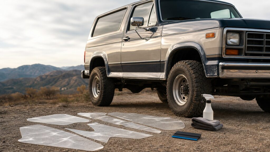 paint protection kits shopping setup for truck and suv utility builds with practical vehicle-focused details