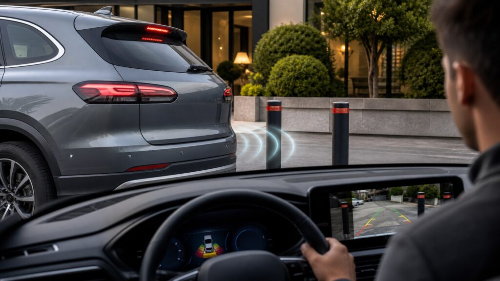 parking sensors shopping setup for camera and sensor integration with practical vehicle-focused details