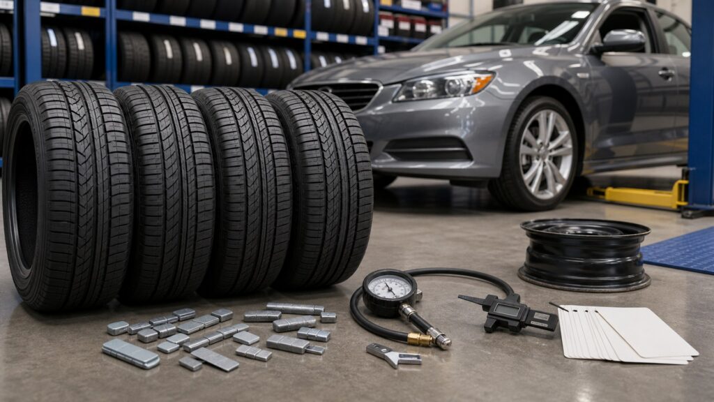 passenger vehicle tires shopping setup for overall selection with practical vehicle-focused details
